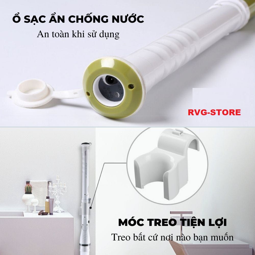 Chổi Cọ Tolet Thông Minh Tự Động, Máy vệ sinh Nhà Tắm JESOPB Thông Minh.