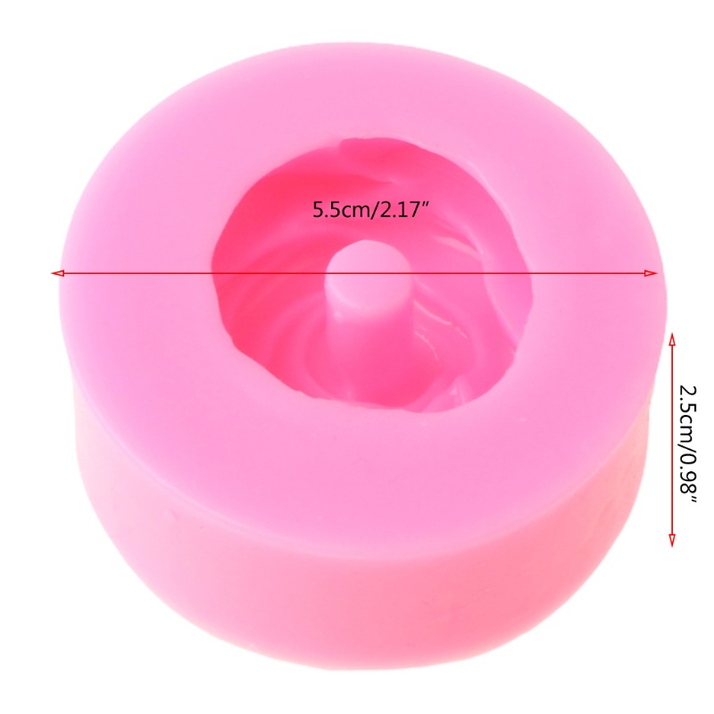 Khuôn Silicone Làm Ống Hút Nhựa Epoxy Hình Hoa Hồng Tiện Dụng DIY