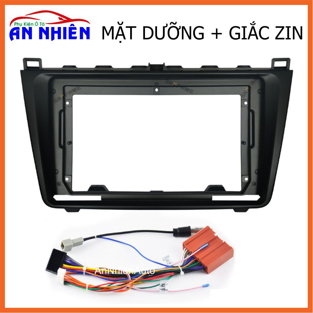 Màn Hình 9 inch Cho Xe MAZDA6 (2009-2015) - Màn Hình DVD Android Tặng Kèm Mặt Dưỡng Giắc Zin Cho Mazda