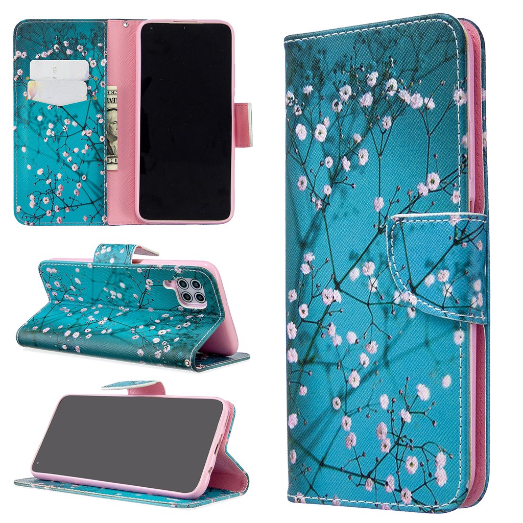 ReadyStock Leather Case LG K3 K10 K8 2017 Flip Case LG G6 Cute Butterfly Card Holder Flashion Plum Blossom Bear Tree Pattern Samsung Case