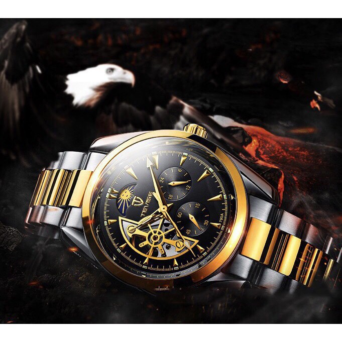 Đồng Hồ Nam TEVISE T795A Máy Cơ Chạy Full Kim Lộ Máy Siêu Đẹp - Dây Thép Đặc | BigBuy360 - bigbuy360.vn