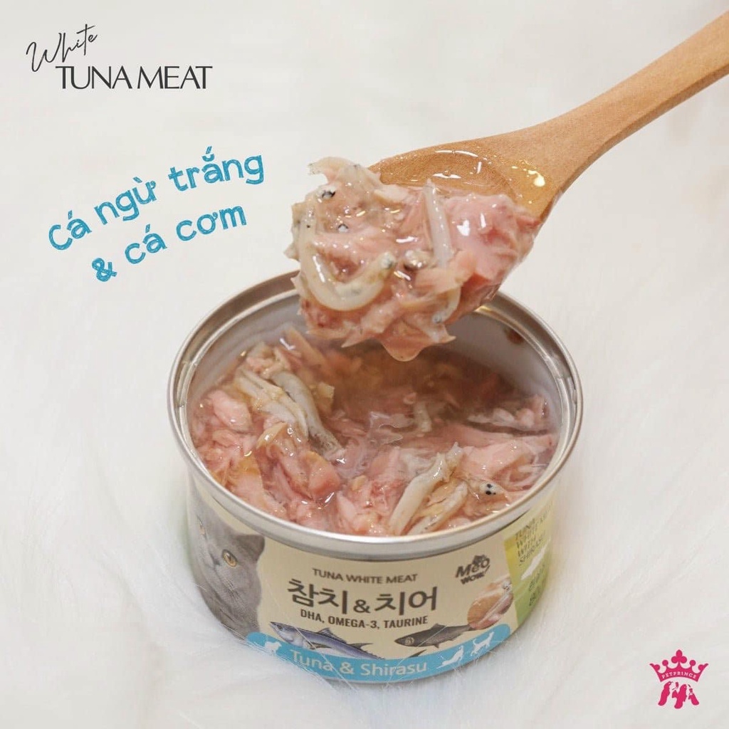 Pate cho mèo MEOWOW TUNA WHITE - SOUP CÁ NGỪ TRẮNG ĐÓNG HỘP CHO MÈO