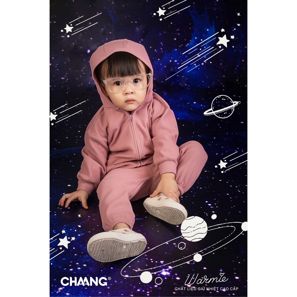 Chaang áo khoác  có mũ cho bé, dành cho bé từ 3 tháng đến 5 tuổi AW2022D12