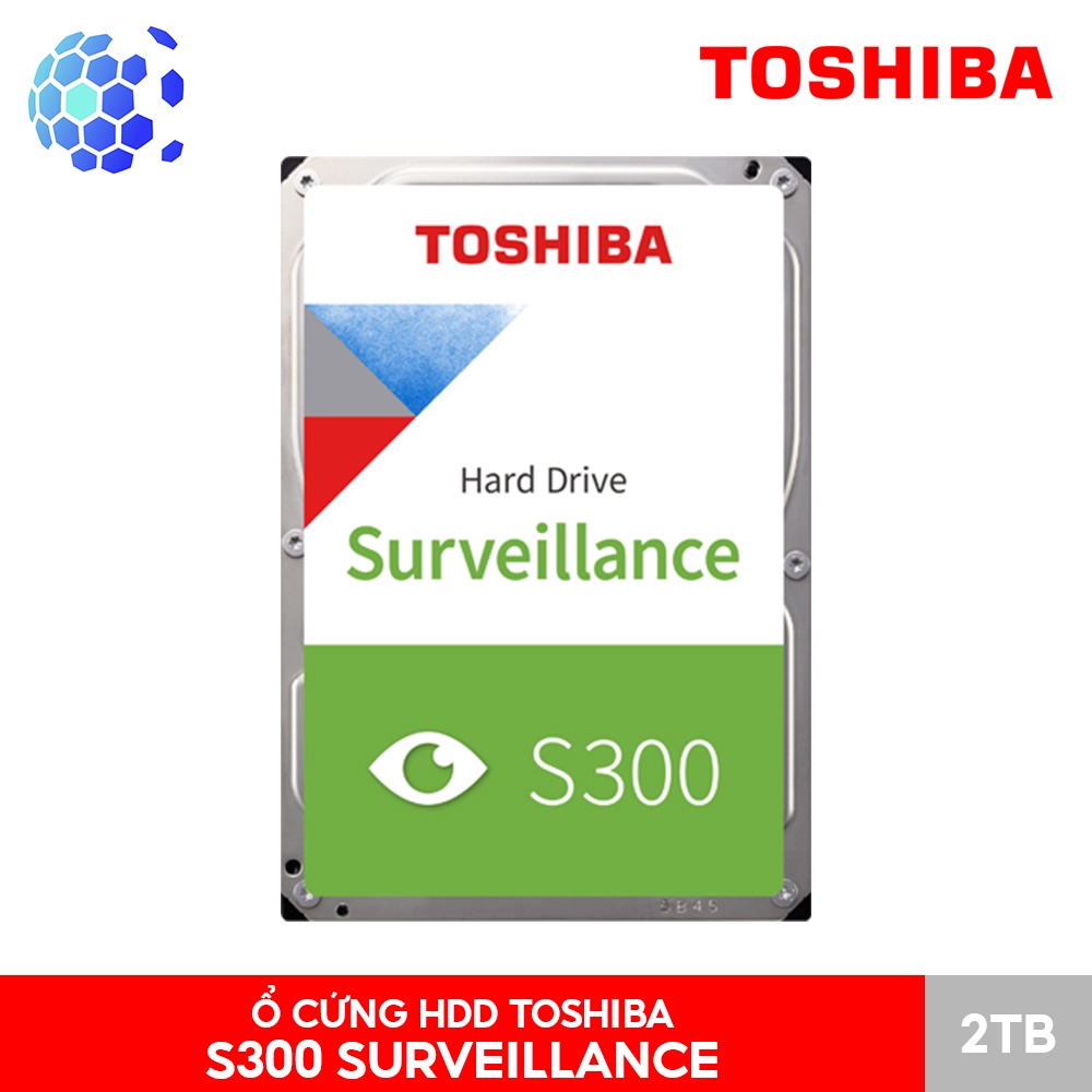 Ổ cứng Camera Toshiba S300 2TB Surveillance Chính Hãng