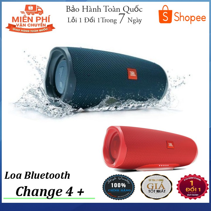 ⚡SALE HOT⚡Loa Bluetooth Change 4+ - Âm Thanh Tuyệt Đỉnh - Kháng Nước Cao - Thích hợp mang đi du lịch, dã ngoại - Bảo Hàn