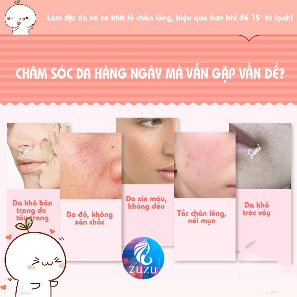 Mặt Nạ Ngủ Collagen Lô Hội 20 Gói Nâng Cơ Dưỡng Trắng Da Cấp Ẩm Giảm Mụn Mask Bioaqua Nội Địa Trung