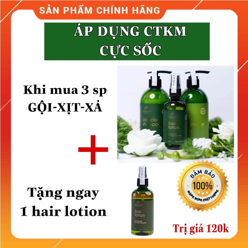 COMBO dưỡng tóc VIULLY(mua 3 tặng 1)