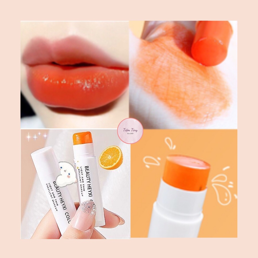 Son dưỡng môi HEYXI, Son dưỡng mềm môi, Son dưỡng có màu Heyxi