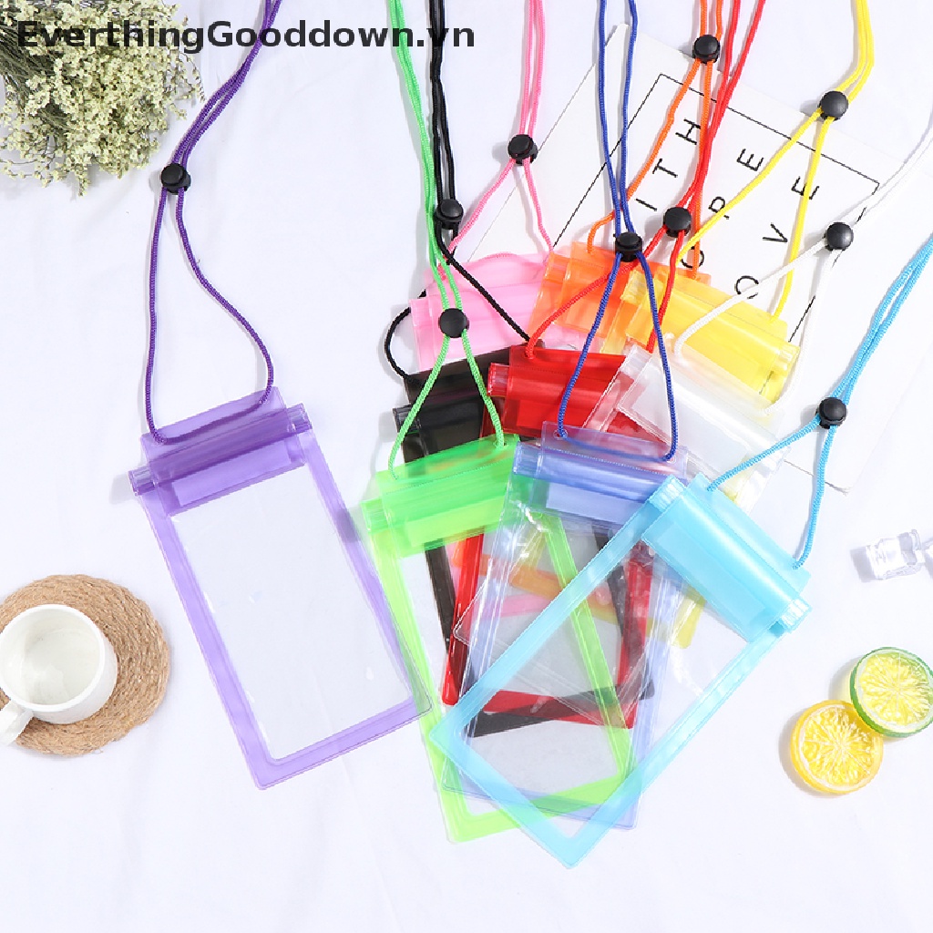 [EverthingGooddown] 1 Túi Đựng Điện Thoại Chống Nước 3 Lớp Niêm Phong Dùng Khi Đi Bơi