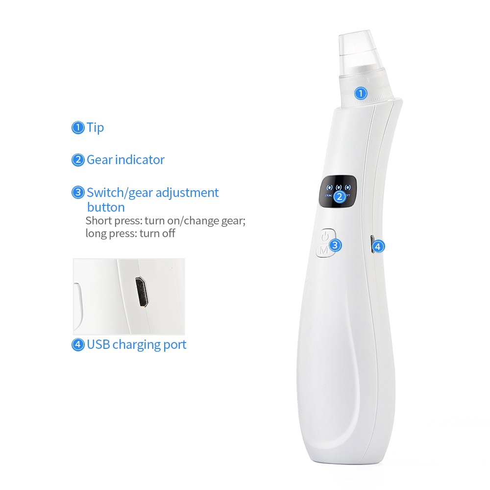 Cây nặn mụn/ máy hút mụn đầu đen FOREVERLILY bằng điện tiện dụng