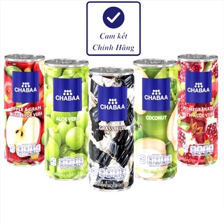 6 lon Nước trái cây ChaBaa, xoài,dừa,táo,thạch nhập khẩu trực tiếp Thái lan 230ml.lon