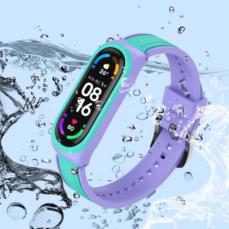 Dây Đeo Đồng Hồ 9 Màu Tương Thích Với Mi Band 6/5/4/3