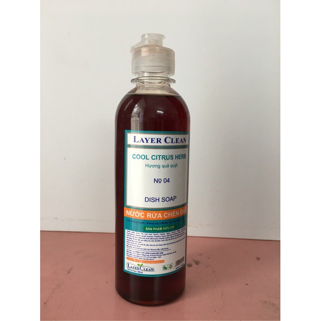 Nước rửa chén bát hữu cơ Layer Clean 300ml