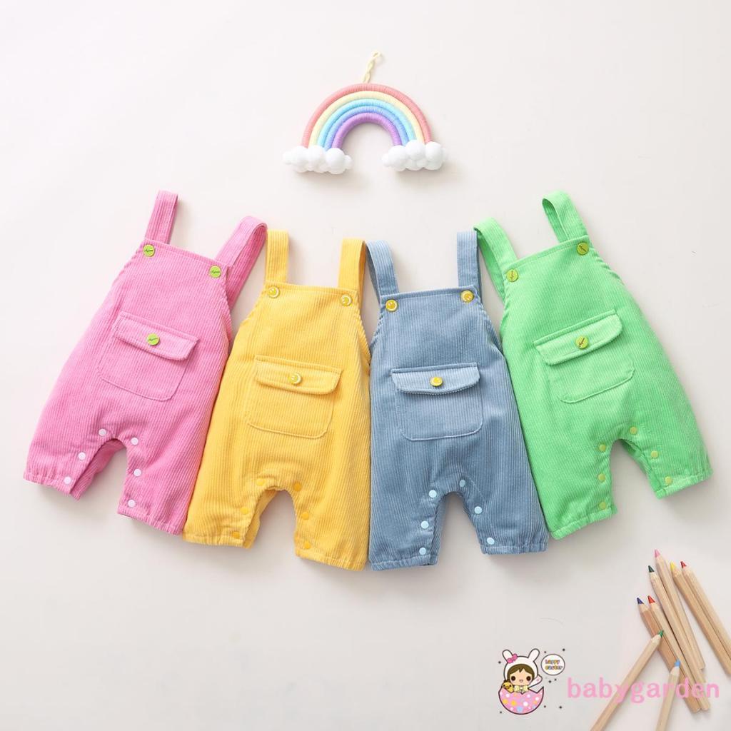 Áo liền quần Sát Nách Màu Sắc Kẹo Ngọt Cho Bé 0-18 Tháng Tuổi