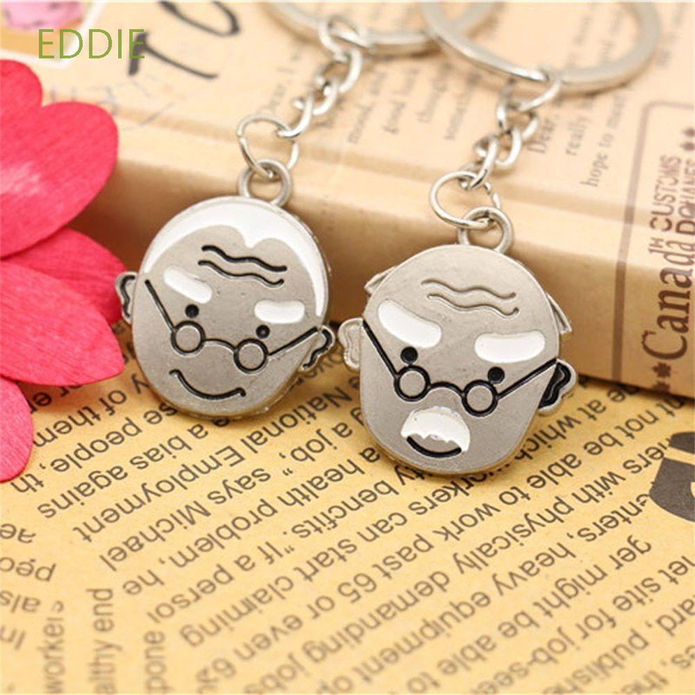 1 cặp móc chìa khóa nhiều màu thời trang cho cặp đôi