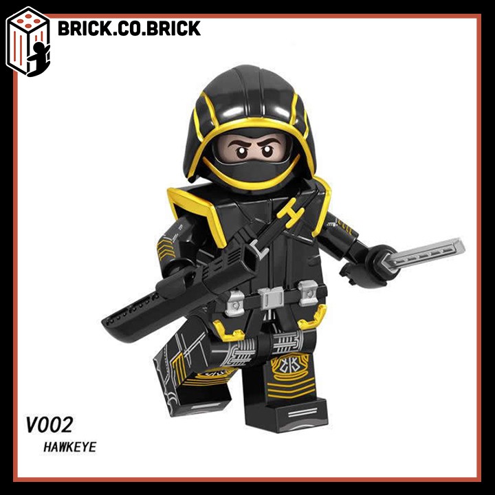 V002 - Đồ chơi lắp ráp minifigures và non lego - Nhân vật Hawkeye trong phim Siêu anh hùng Marvel