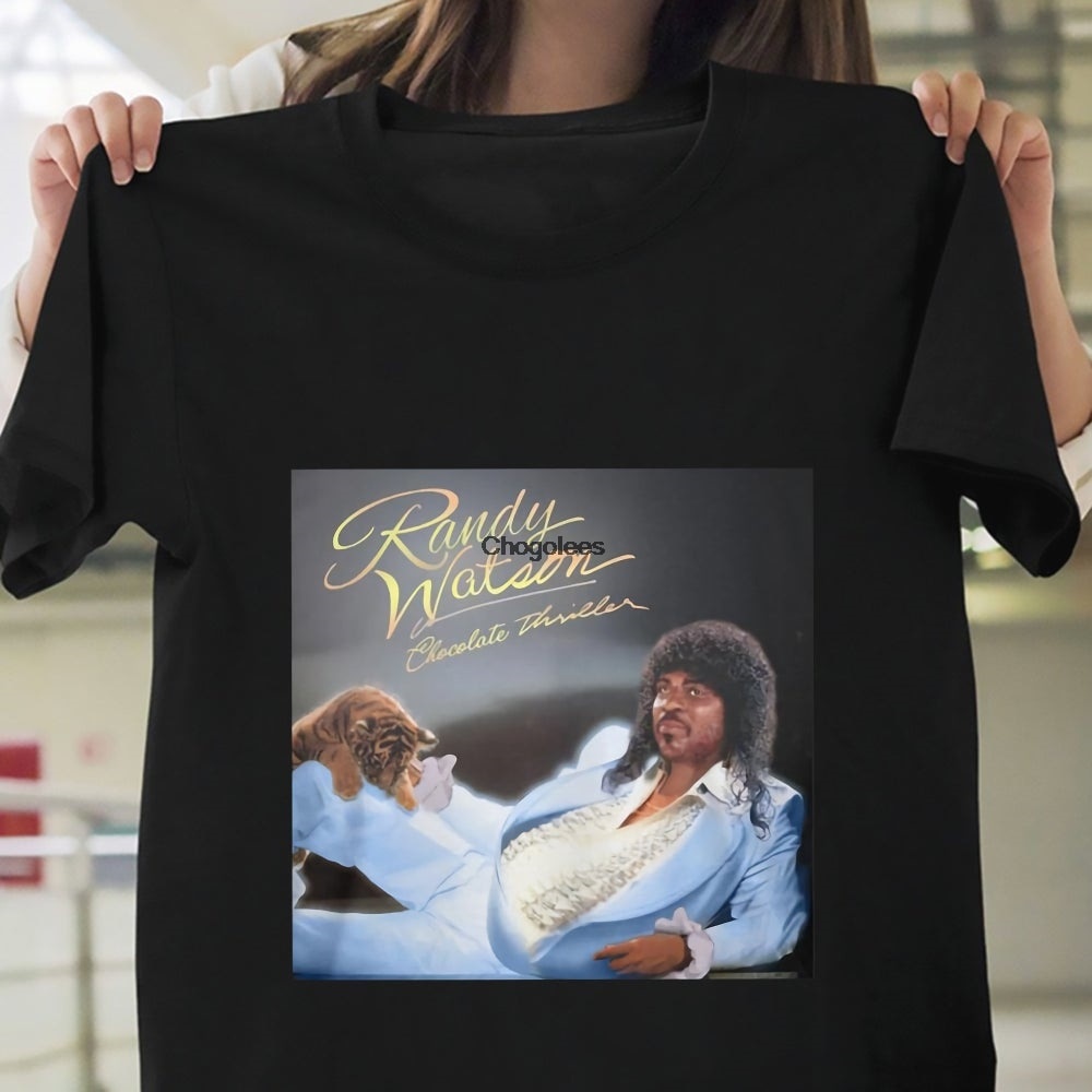 Hài hước Randy Watson Chocolate Thriller Randy Watson 1988 World Tour Áo thun đến Mỹ Phim
