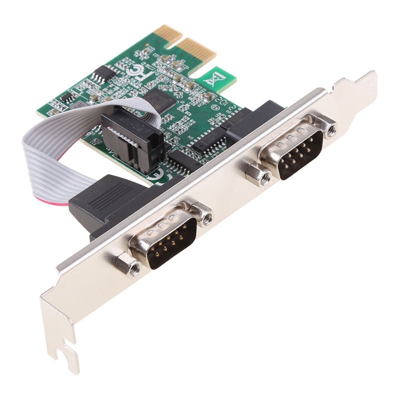 Thẻ Mở Rộng PCIe Chip AX99100 2 Cổng DB9 COM RS232