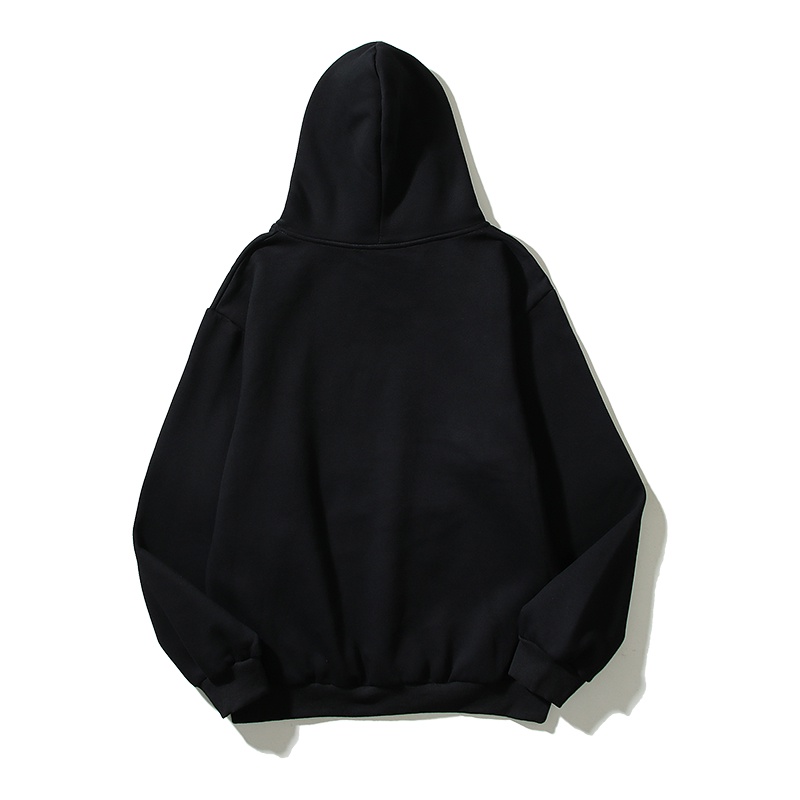 Áo Hoodie Dáng Rộng Thêu Biểu Tượng Mặt Cười Ba Chiều Thời Trang Cho Nam Và Nữ Ins
