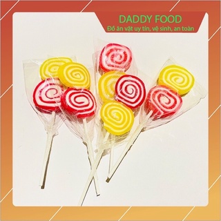 20 Kẹo dẻo trái cây xiên que 2 vị dâu,cam Ngọc Vũ