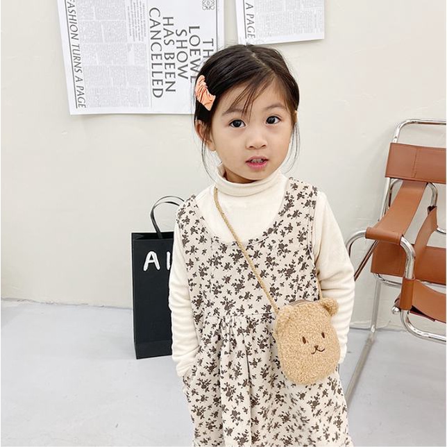 Túi đeo chéo thiết kế kiểu hoạt hình dễ thương thời trang cho bé gái