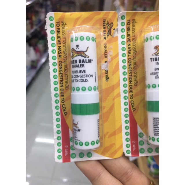 Ống hít thông mũi Tiger Balm Thái Lan. 🇹🇭