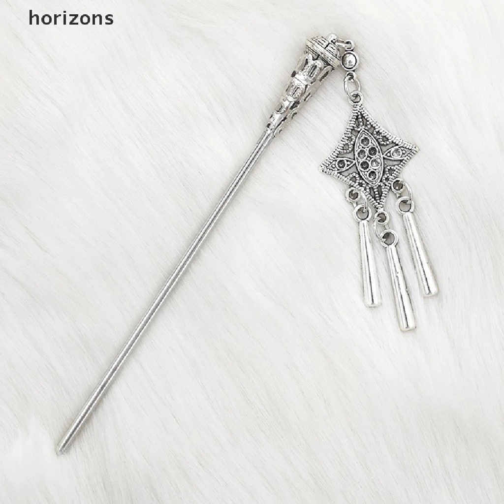[horizons] Trâm Cài Tóc Chuỗi Hạt Tua Rua Phong Cách Hanfu Cổ Điển Cho Nữ (h)