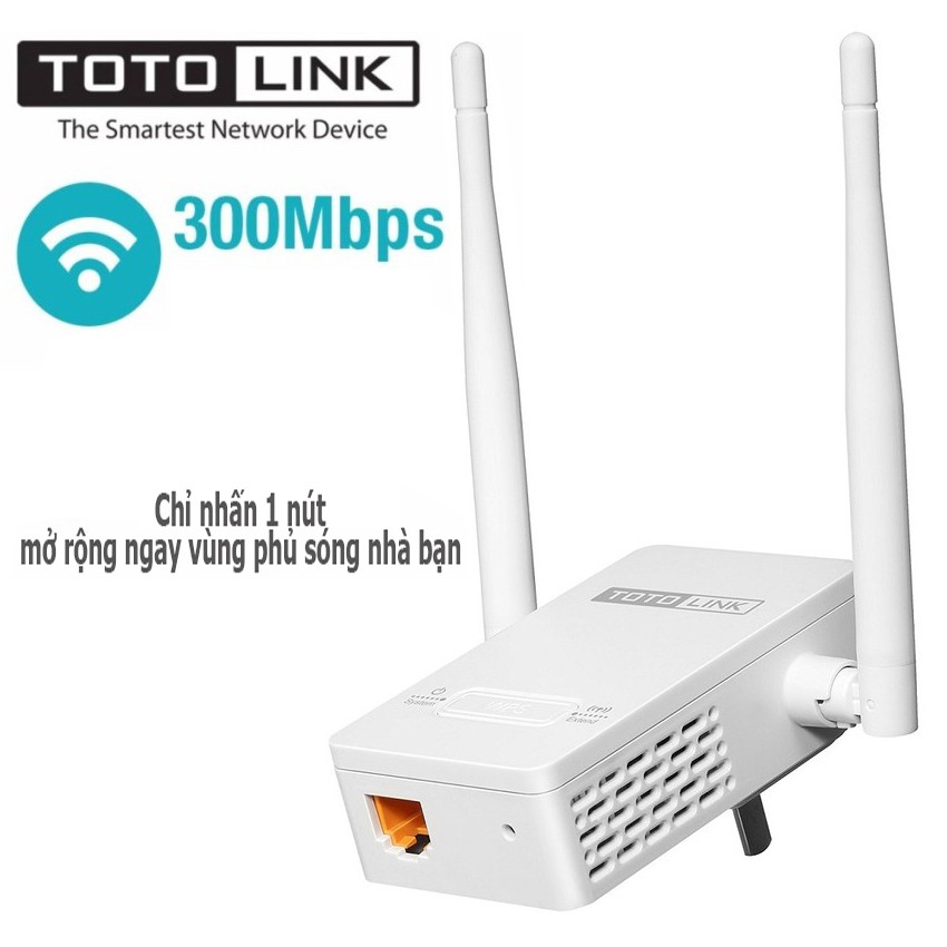 EX200 Totolink -Thiết bị kích sóng wifi - Wifi repeater - tăng cường sóng wifi (chức năng như Xiaomi repaeater)