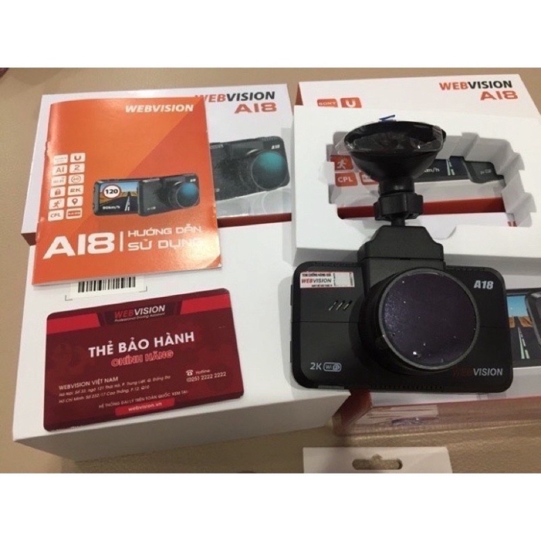 [ Shop Uy Tín ] Camera hành trình Webvision A18 siêu cảnh báo giao thông chính hãng, siêu khuyến mại | BigBuy360 - bigbuy360.vn