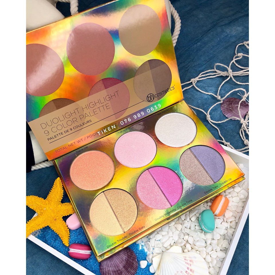 Phấn Bắt Sáng BH Cosmetics Duolight Highlight 9 Color Palette | BigBuy360 - bigbuy360.vn
