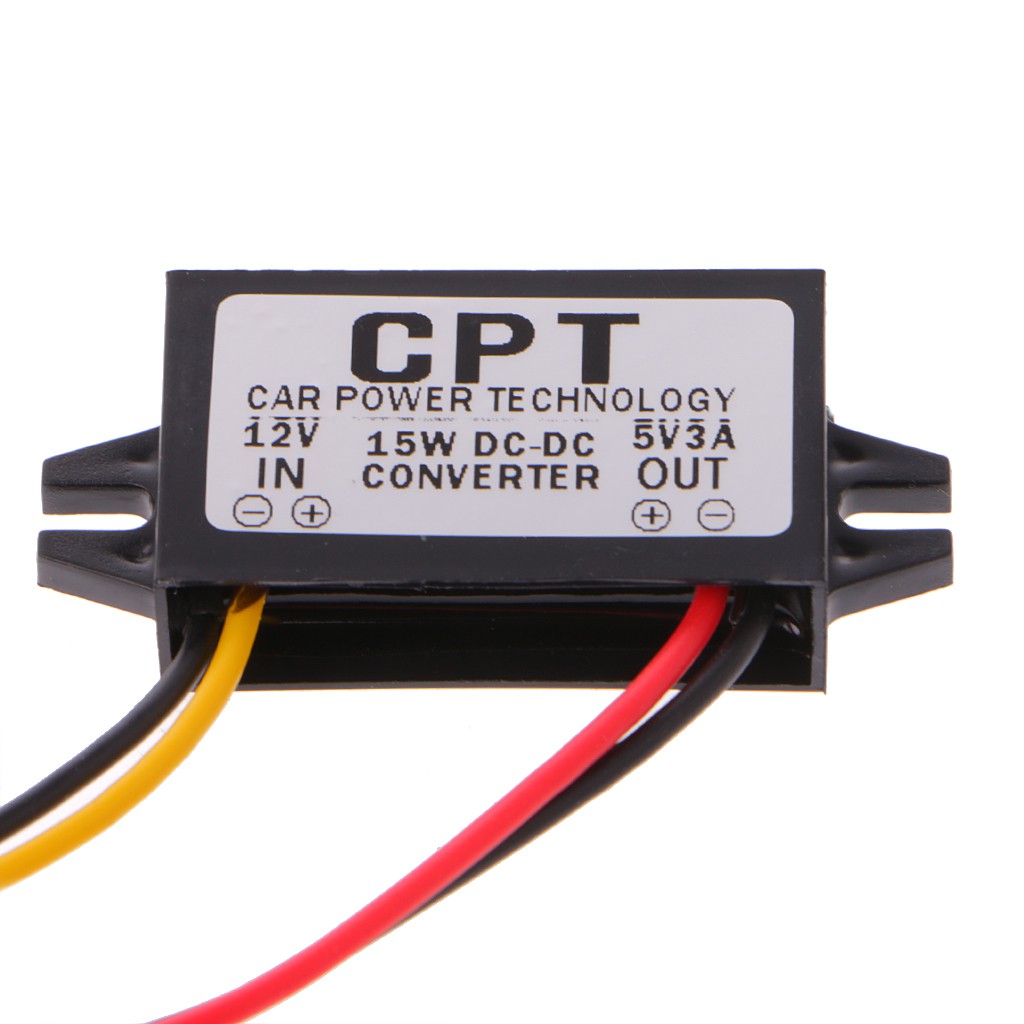 Mô-đun cấp nguồn chuyển đổi DC / DC &amp; 12V sang 5V màn hình LED cho xe hơi