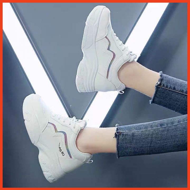 Giày Nữ Sneaker Đế Cao Thời Trang Phong Cách Hàn Quốc Giày Thể Thao Nữ Đẹp | BigBuy360 - bigbuy360.vn