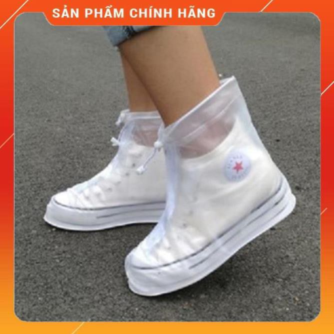 [Hàng Nhập Khẩu - Cao Cấp ] Áo Mưa Giày Trong Suốt Cao Cấp Sang Trong & Quý Phái