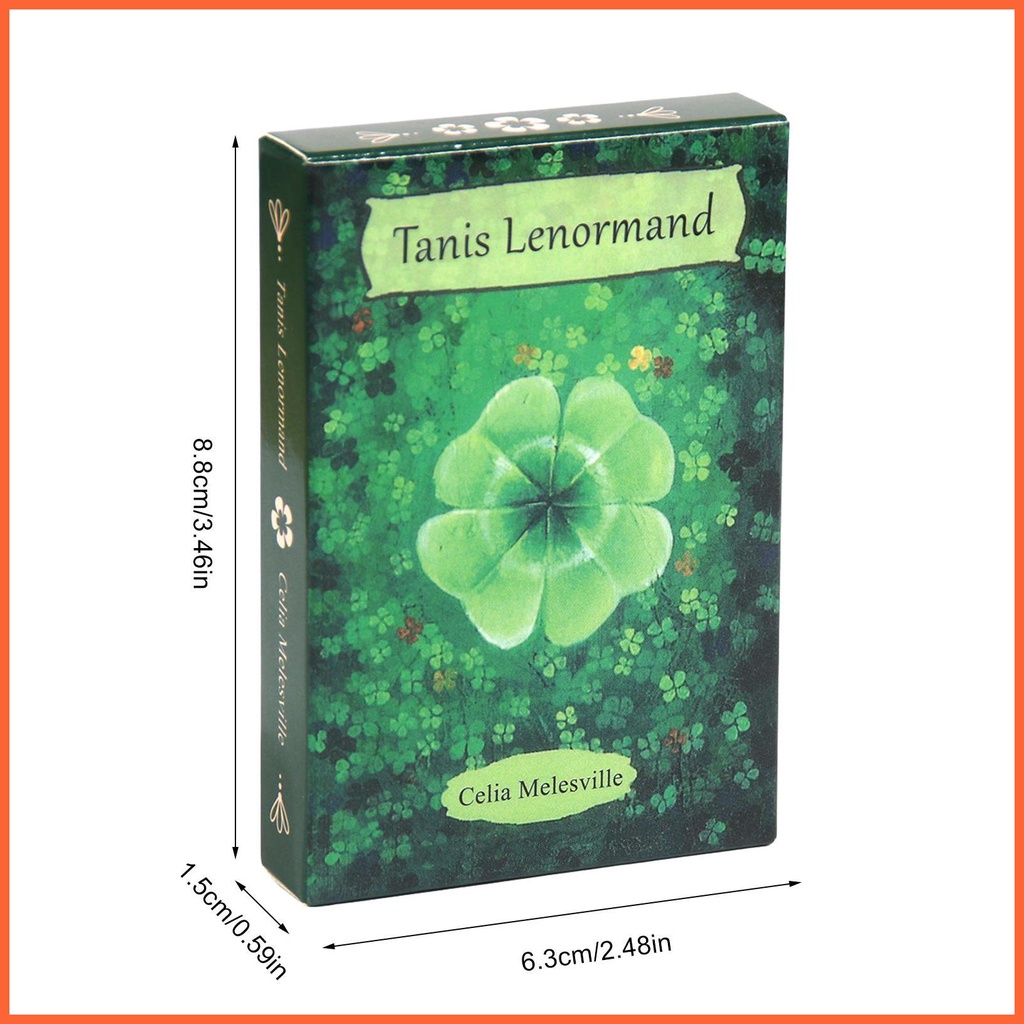 Mới Bộ Bài Tarot LENORMAND Trong Suốt Kèm Hướng Dẫn Điện Tử