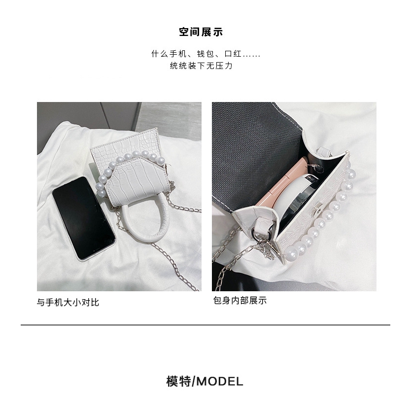 Túi đeo chéo IELGY họa tiết da vân cá sấu phong cách thời trang thanh lịch cho nữ