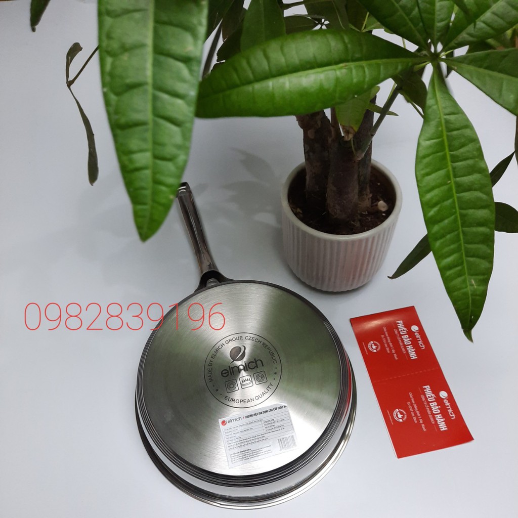 Chaoe inox chống dính Elmich Max A 3760 16cm, 3761 20cm, 3762 24cm, 3763 26cm