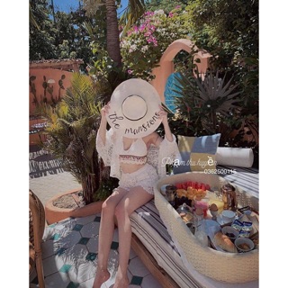 Set quần áo đi biển lưới hàng đẹp Quảng Châu