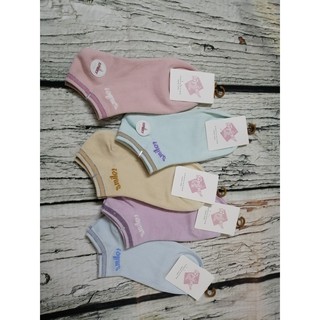 (RẺ VÔ ĐỊCH) 10 đôi tất cotton nữ cổ ngắn siêu đẹp