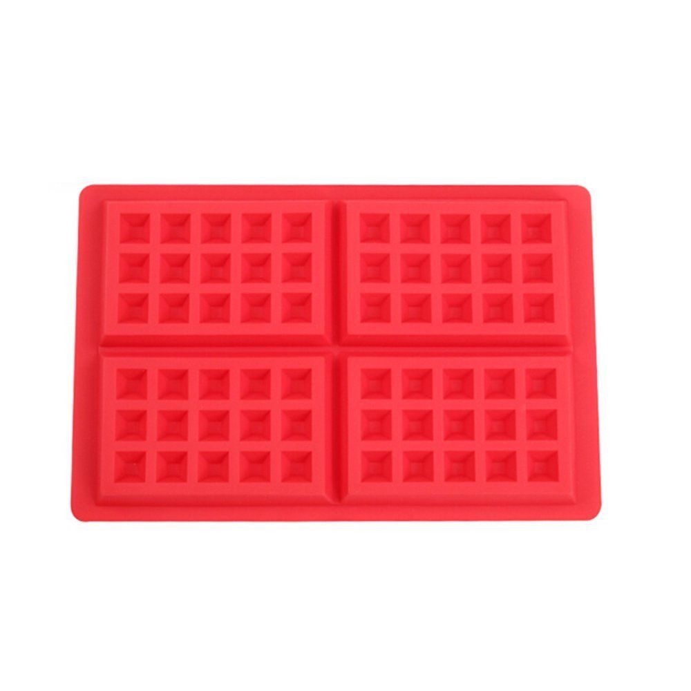 Silicone Mini Waffles Pan Cake Nướng Bánh Muffin Nướng Khay Khuôn Sôcôla Tự làm