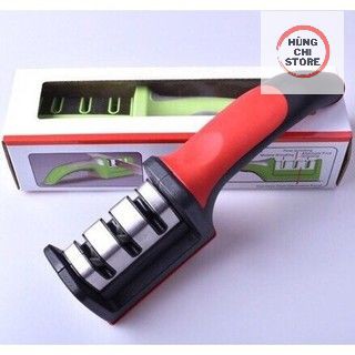 Dụng Cụ Mài Dao Kéo 3 Cấp Độ Cầm Tay, Mài Dao Nhanh Tiện Lợi