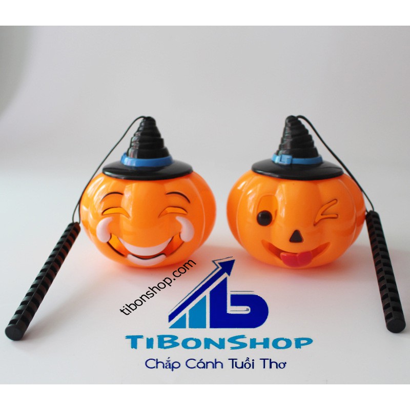 Đèn Lồng bí ngô Halloween Có Đèn Có Nhạc -Trang Phục Hóa Trang Halloween