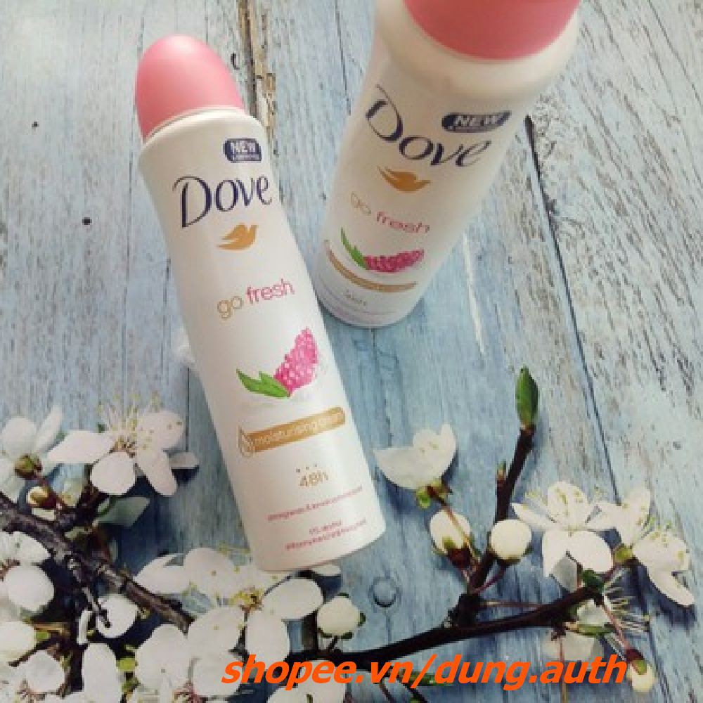 Xịt Khử Mùi Nữ 150Ml Dove Go Fresh Go Fresh Lựu, dung.auth Của Hàng Chính Hãng.