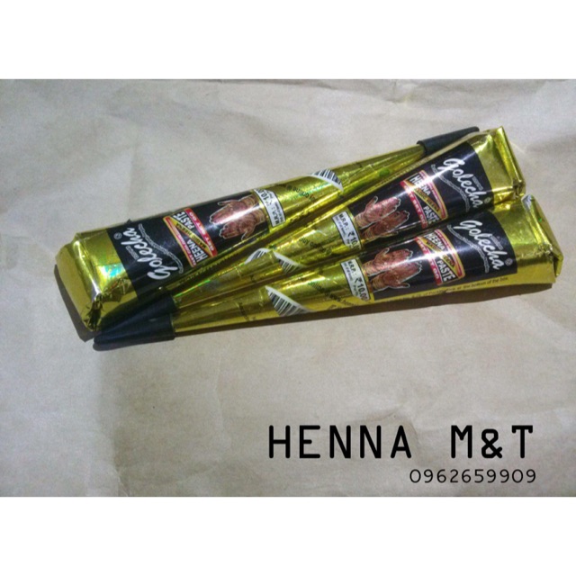 Mực henna Ấn Độ - màu nâu, đen, đỏ