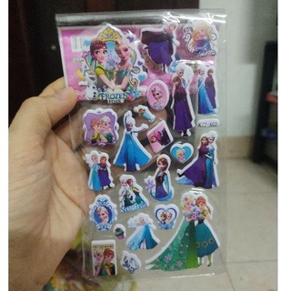 Hình dán nổi Elsa cho bé