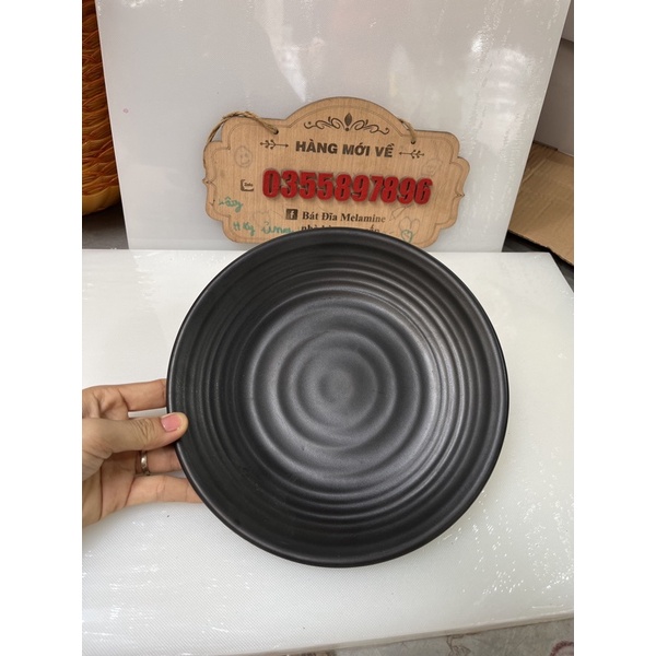 Đĩa Tròn melamine 22,5cm