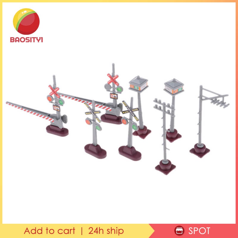 Mô hình biển báo giao thông đường phố thiết kế chân thực giáo dục sớm cho bé