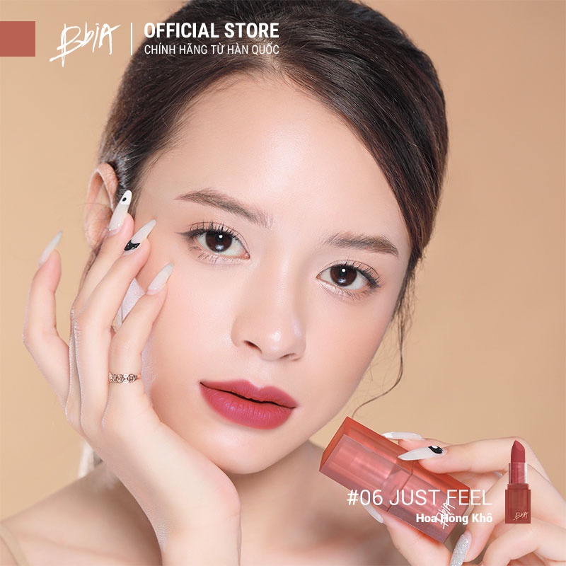 Son Thỏi Lì Bbia Last Powder Lipstick - 06 Just Feel 3.5g - Bbia Official Store