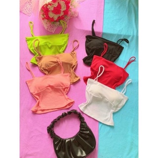 Áo croptop body 2 dây (có mút đệm ngực)