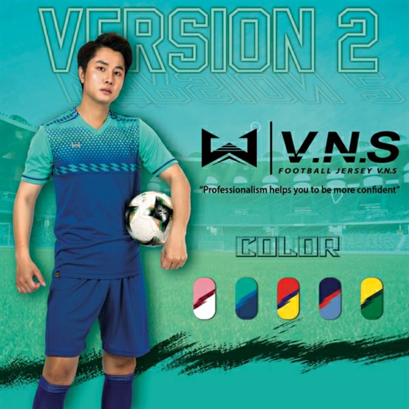 BỘ ĐỒ ĐÁ BANH VERSION 2 SIÊU ĐẸP ĐỦ MÀU