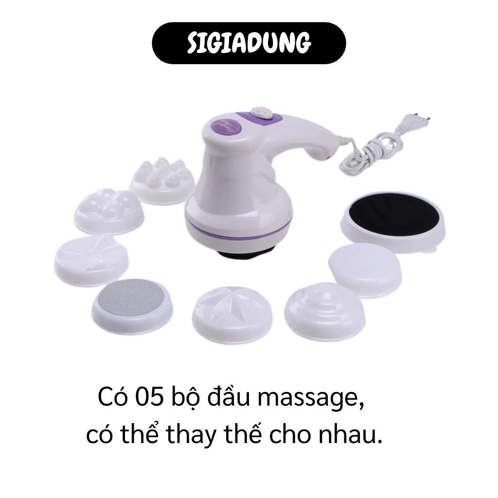 [SGD] Máy Massage Cầm Tay - Máy Massage Đánh Tan Mỡ Bụng, Relax Manipol 5 Đầu Thay Thế 7981